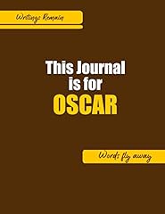 Journal oscar journals for sale  Delivered anywhere in UK