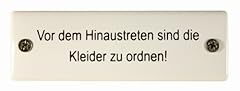 Emaille schild dem gebraucht kaufen  Wird an jeden Ort in Deutschland