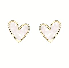 Heart stud earrings for sale  Delivered anywhere in USA 