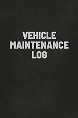Vehicle maintenance log for sale  Delivered anywhere in USA 