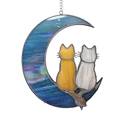 Cat stained glass for sale  Delivered anywhere in USA 