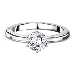 Tjc moissanite solitaire for sale  Delivered anywhere in UK