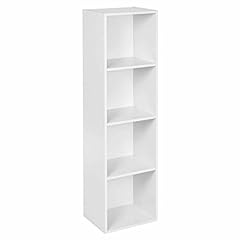 Wooden bookcase white for sale  Delivered anywhere in UK