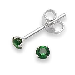 Sterling silver emerald for sale  Delivered anywhere in UK