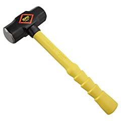 Nupla 27-540 Blacksmith's Double-Face Steel-Head Ergo-Power Sledge Hammer, 4 lb, 14" SG, Yellow/Black for sale  Delivered anywhere in USA 