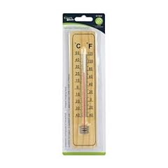 Wooden thermometer indoor for sale  Delivered anywhere in UK