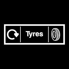 Tyres recycling sticker for sale  Delivered anywhere in UK