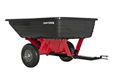 Craftsman CMXGZBF7124489 10-cu ft Poly Dump Cart, One, used for sale  Delivered anywhere in USA 