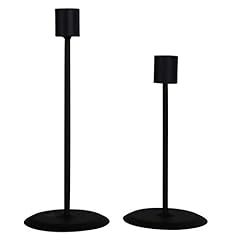Black metal candlesticks for sale  Delivered anywhere in USA 