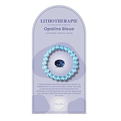 Bracelet opaline bleue d'occasion  Livré partout en France