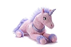 Deluxe Paws Silky Soft Unicorn Plush White or Pink for sale  Delivered anywhere in UK