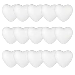 Polystyrene heart white for sale  Delivered anywhere in UK