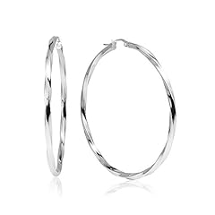 Sterling silver hoop for sale  Delivered anywhere in USA 