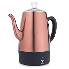 Moss & Stone Electric Coffee Percolator Copper Body for sale  Delivered anywhere in USA 