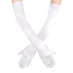 Long satin gloves for sale  Delivered anywhere in UK