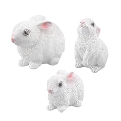 Rabbit statue 3pcs for sale  Delivered anywhere in USA 