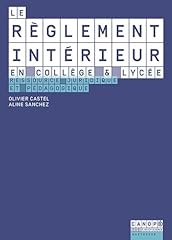 Règlement intérieur collège d'occasion  Livré partout en France