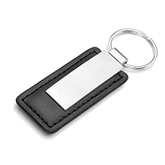 Black leather keyring for sale  Delivered anywhere in UK