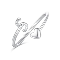 Heart initial rings for sale  Delivered anywhere in USA 
