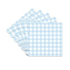 50pcs blue gingham for sale  Delivered anywhere in UK