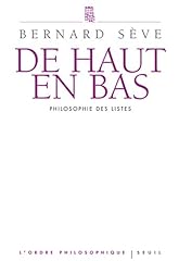 Bas philosophie listes d'occasion  Livré partout en France