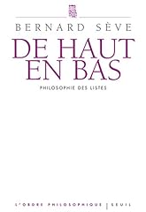 Bas philosophie listes d'occasion  Livré partout en France