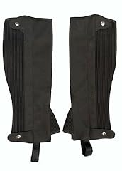 Half chaps black for sale  Delivered anywhere in USA 