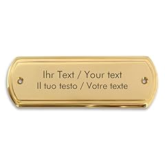 Personalisiertes messingschild gebraucht kaufen  Wird an jeden Ort in Deutschland