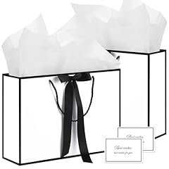 White gift bags for sale  Delivered anywhere in USA 