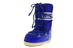 Used, Moon-boot Unisex Kids Nylon Snow Boots, Blue (Blu Elettrico for sale  Delivered anywhere in UK