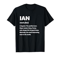 Ian name shirt for sale  Delivered anywhere in UK