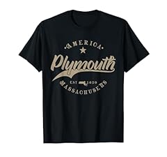 Plymouth massachusetts shirt for sale  Delivered anywhere in USA 