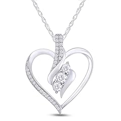 Affy diamond heart for sale  Delivered anywhere in USA 