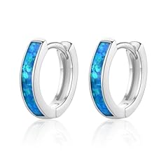 Silver hoop earrings for sale  Delivered anywhere in UK