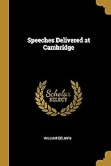 Speeches delivered cambridge for sale  Delivered anywhere in UK