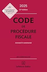 Code procédure fiscale d'occasion  Livré partout en France