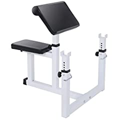 ANT MARCH Preacher Curl Weight Bench Seated Arm Isolated for sale  Delivered anywhere in USA 