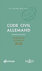Code civil allemand d'occasion  Livré partout en France