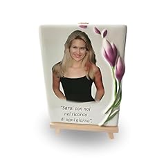 Fotoceramica lapide personaliz usato  Spedito ovunque in Italia 