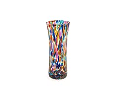 Flared vase multicolour for sale  Delivered anywhere in UK