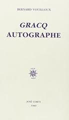 Gracq autographe d'occasion  Livré partout en Belgiqu