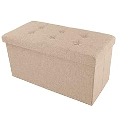 Folding storage ottoman for sale  Delivered anywhere in USA 