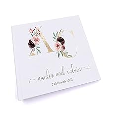 Personalised initials white for sale  Delivered anywhere in UK