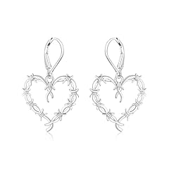 Silver thorn heart for sale  Delivered anywhere in USA 