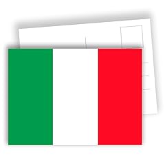 Cartoline bandiera italiana usato  Spedito ovunque in Italia 