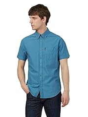 Ben Sherman Mens Wedgewood Blue Casual Button Up Shirt for sale  Delivered anywhere in UK
