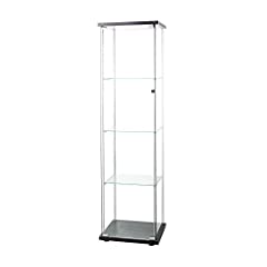 Huimei2Y Glass Display Cabinet 4 Shelves with Door,, used for sale  Delivered anywhere in USA 