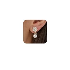 Clip pearl earrings for sale  Delivered anywhere in USA 
