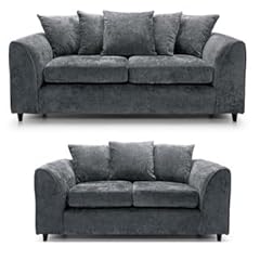 Fabric upholstered grey for sale  Delivered anywhere in UK