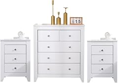 Kingwudo white chest for sale  Delivered anywhere in UK